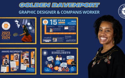 Scoring Big! Golden Davenport Uses Graphic Design to Make Sports More Accessible